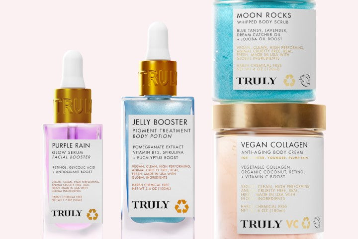  Truly Beauty products combine brightening and tightening body  scrub and skin exfoliator with serums aimed at dark spots, blemishes while  combatting bacne, butt acne and other trouble spots : Beauty