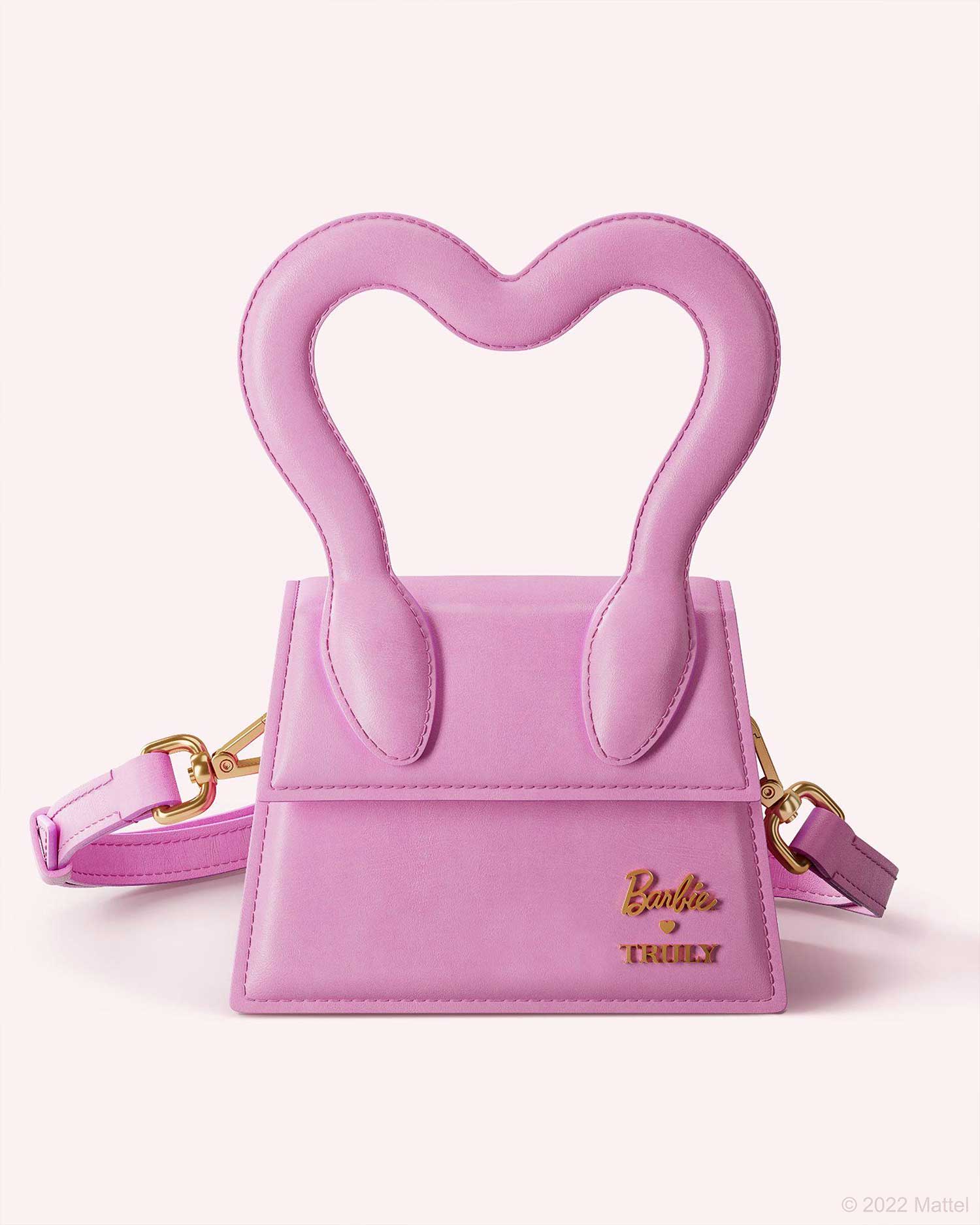 leather bag pink