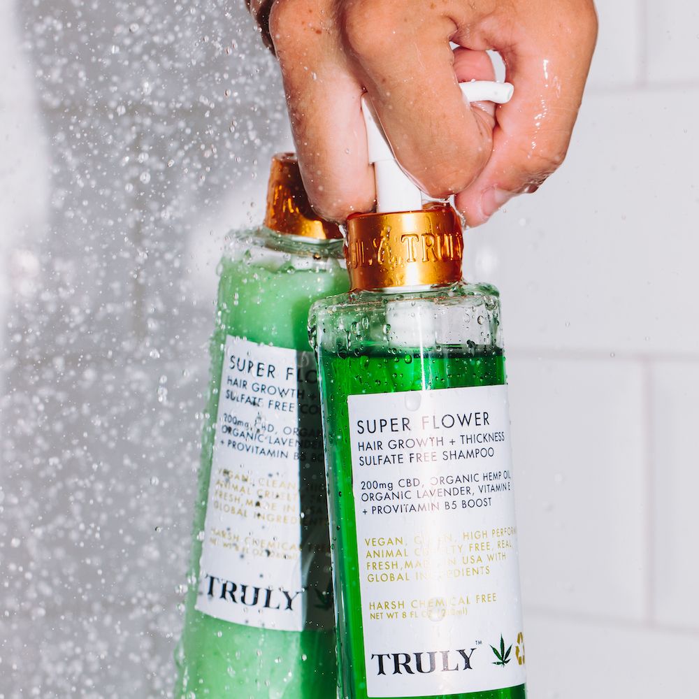 Grow Your Hair with Truly’s Super Flower Shampoo + Conditioner