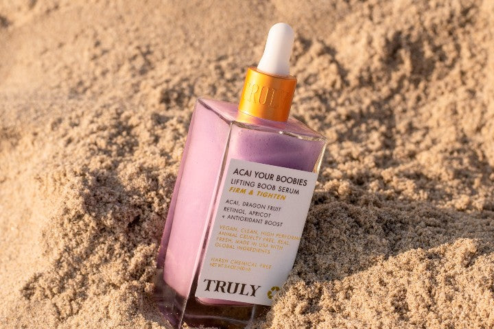 Test Drive Our Travel-Friendly Boob Serum for the Summer