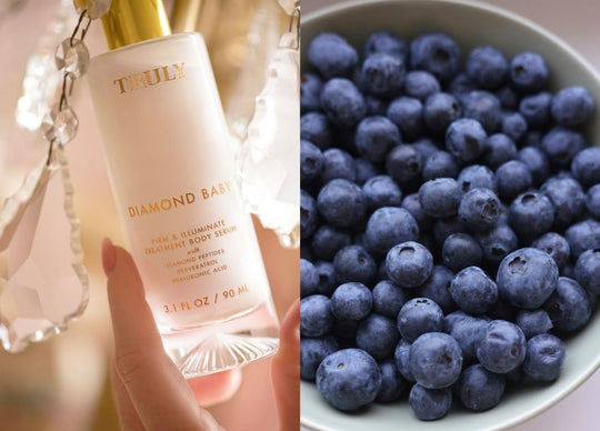 lily collins skincare routine 2025 | closeup of lily collins with bob in gold dress at emily in paris event