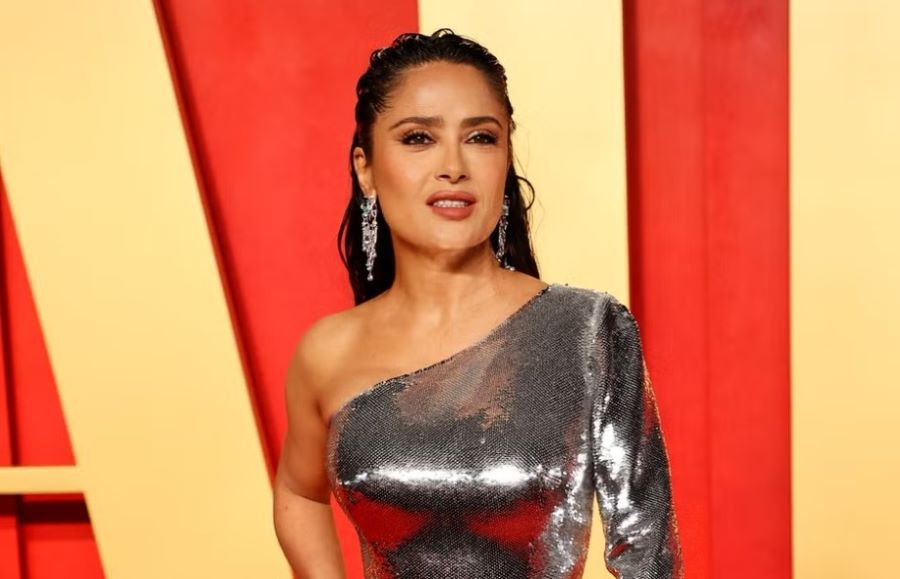 salma hayek skincare routine | salma hayek at oscars afterparty