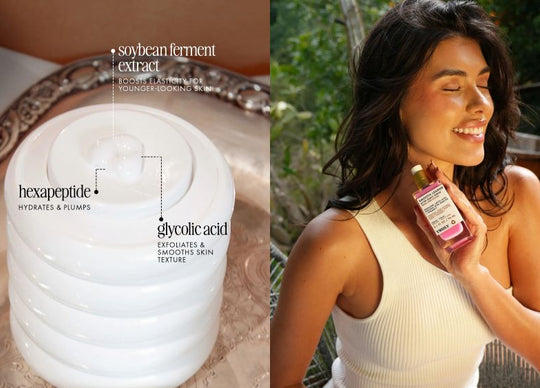 grapeseed oil for skin | Truly's glazed donut facial serum and face  cream on plate