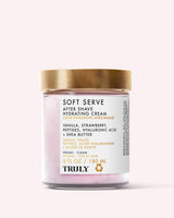 Crema reafirmante para después del afeitado de sabor suave 