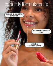 Aceites labiales de péptidos de lujo