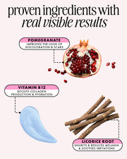 Jelly Booster Pigment Body Potion by Truly Beauty: Pomegranate extract fades discoloration and scars, vitamin B12 boosts collagen and hydration, and licorice root soothes skin while reducing melanin.