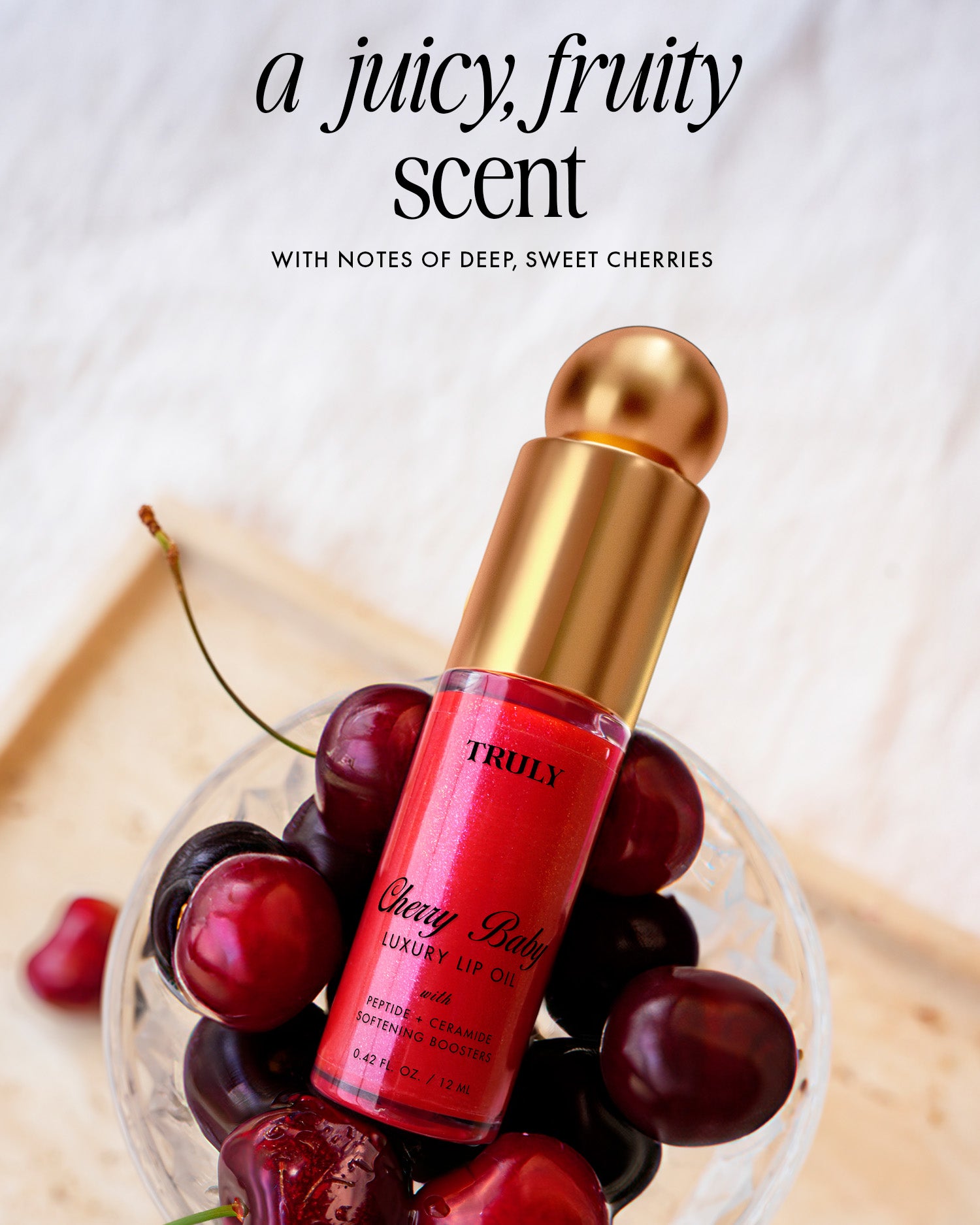 Aceites labiales de péptidos de lujo
