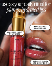 Aceites labiales de péptidos de lujo