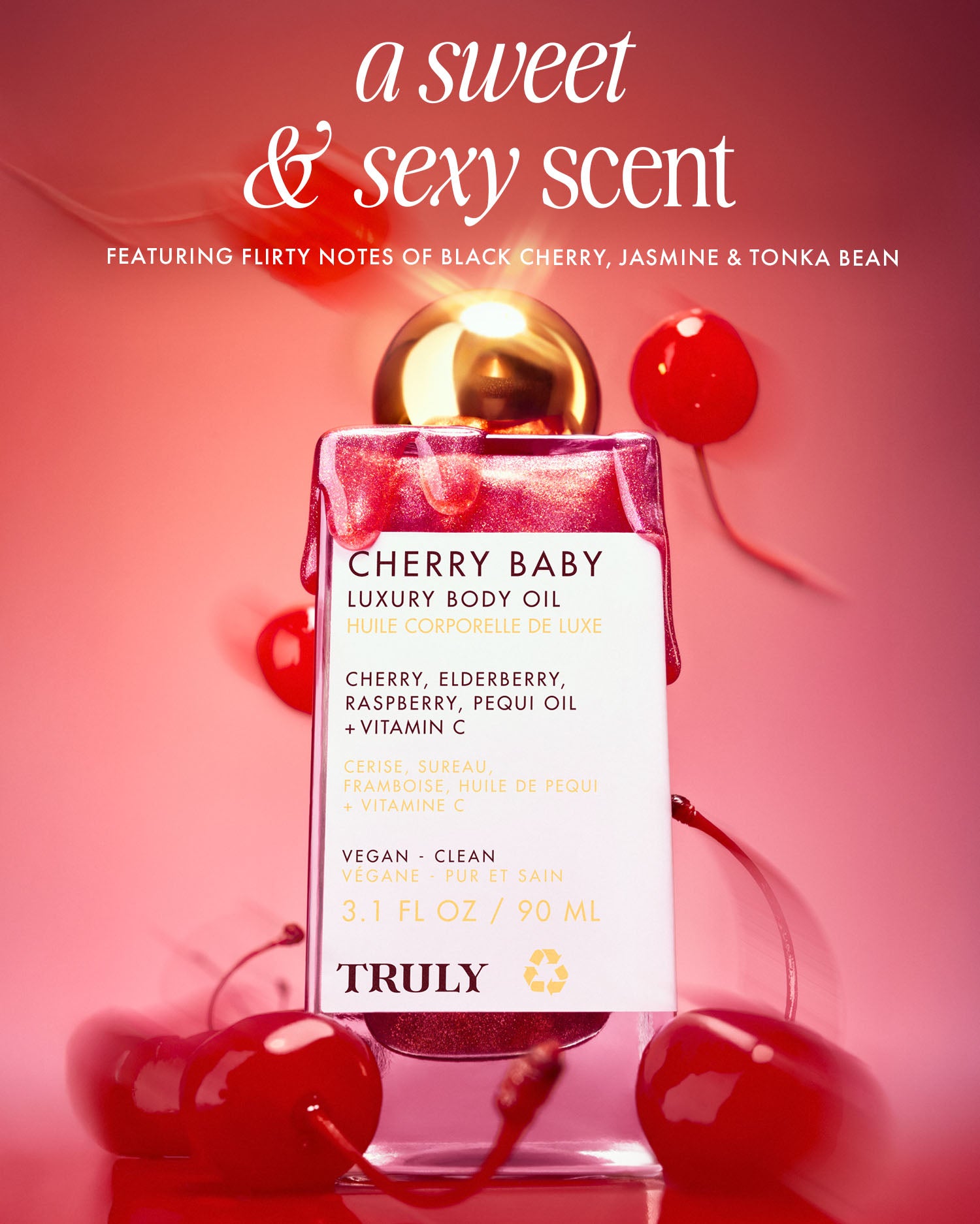 Truly Cherry Baby Luxury Body Oil Truly Cherry Baby Luxury Body Oil