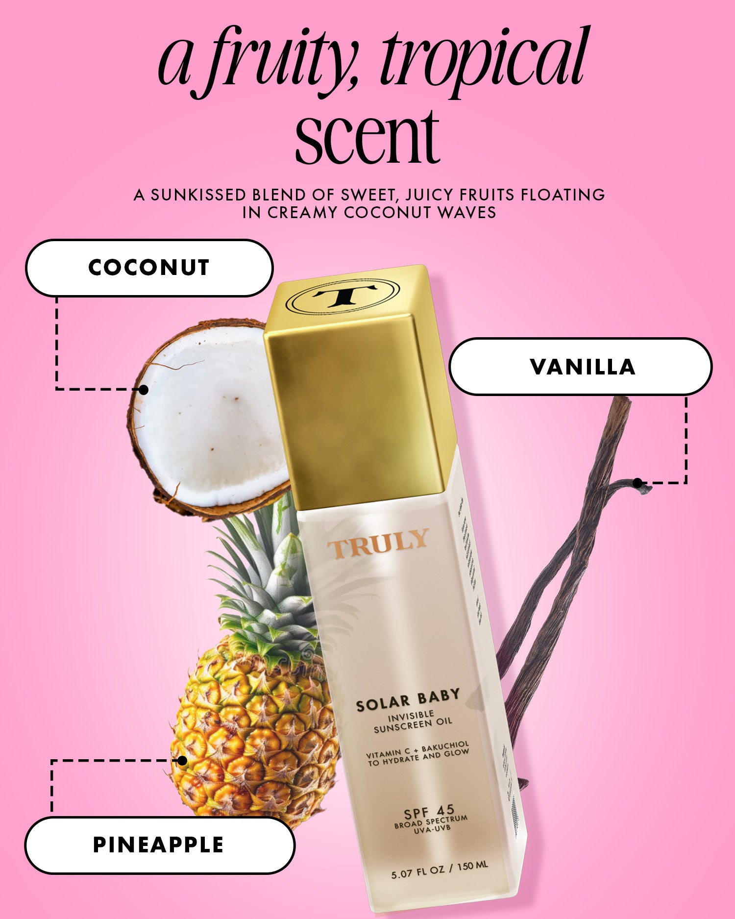 Solar Baby SPF 45 Invisible Sunscreen Oil | Truly Beauty