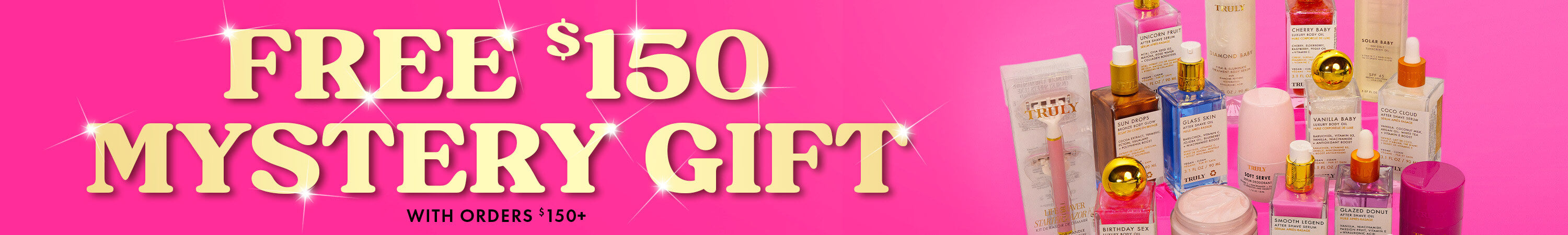 Enjoy Free Glazed Donut Lip Oil order 75+. Limited-time offer!