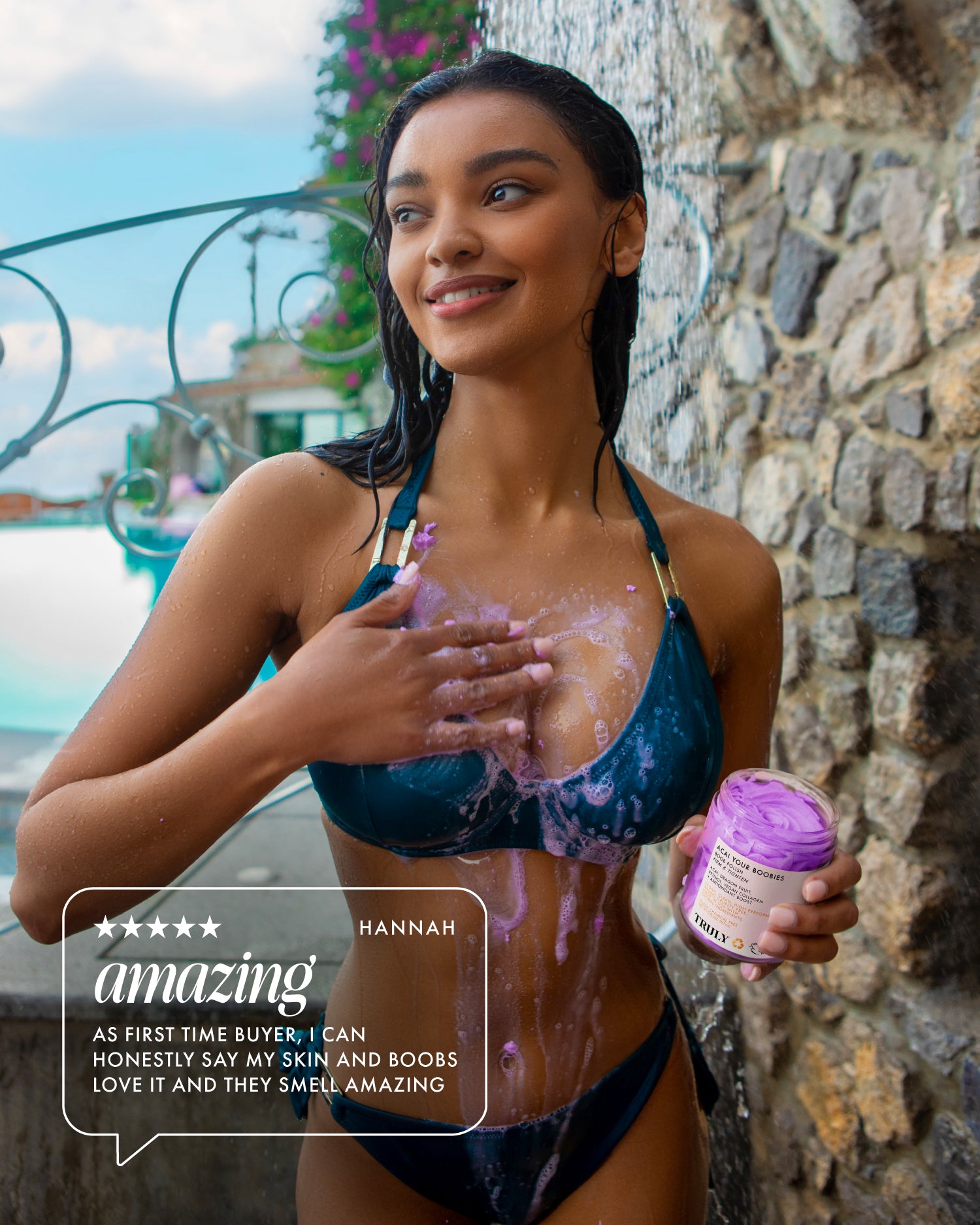 Acai Your Boobies Lifting Boob Polish, Firms + Tightens + Smooths chest  area, targets stretch marks and fine lines – Truly Beauty
