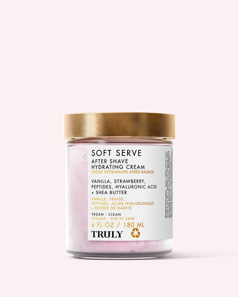 Crema reafirmante para después del afeitado de sabor suave