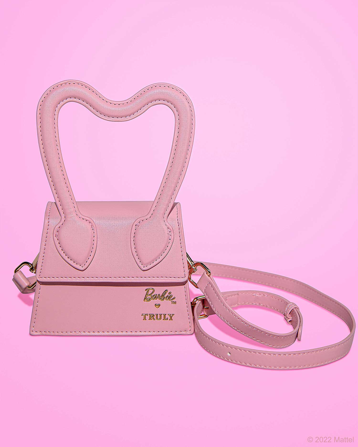 Pink Mini Bag Purse Baby Pink Purse With Detachable Strap 