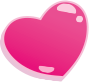 Ping small Heart with white background