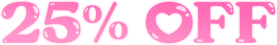 Feel the love with Valentine Day sale 25% off Sitewide