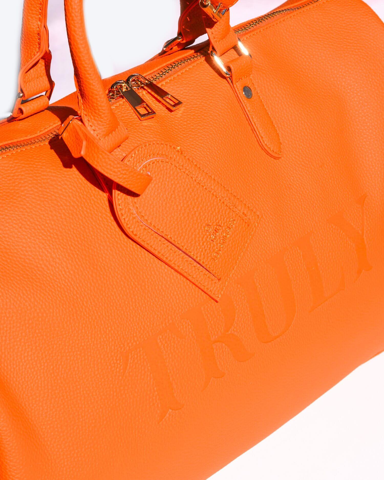 Louis Vuitton Orange Travel Bag