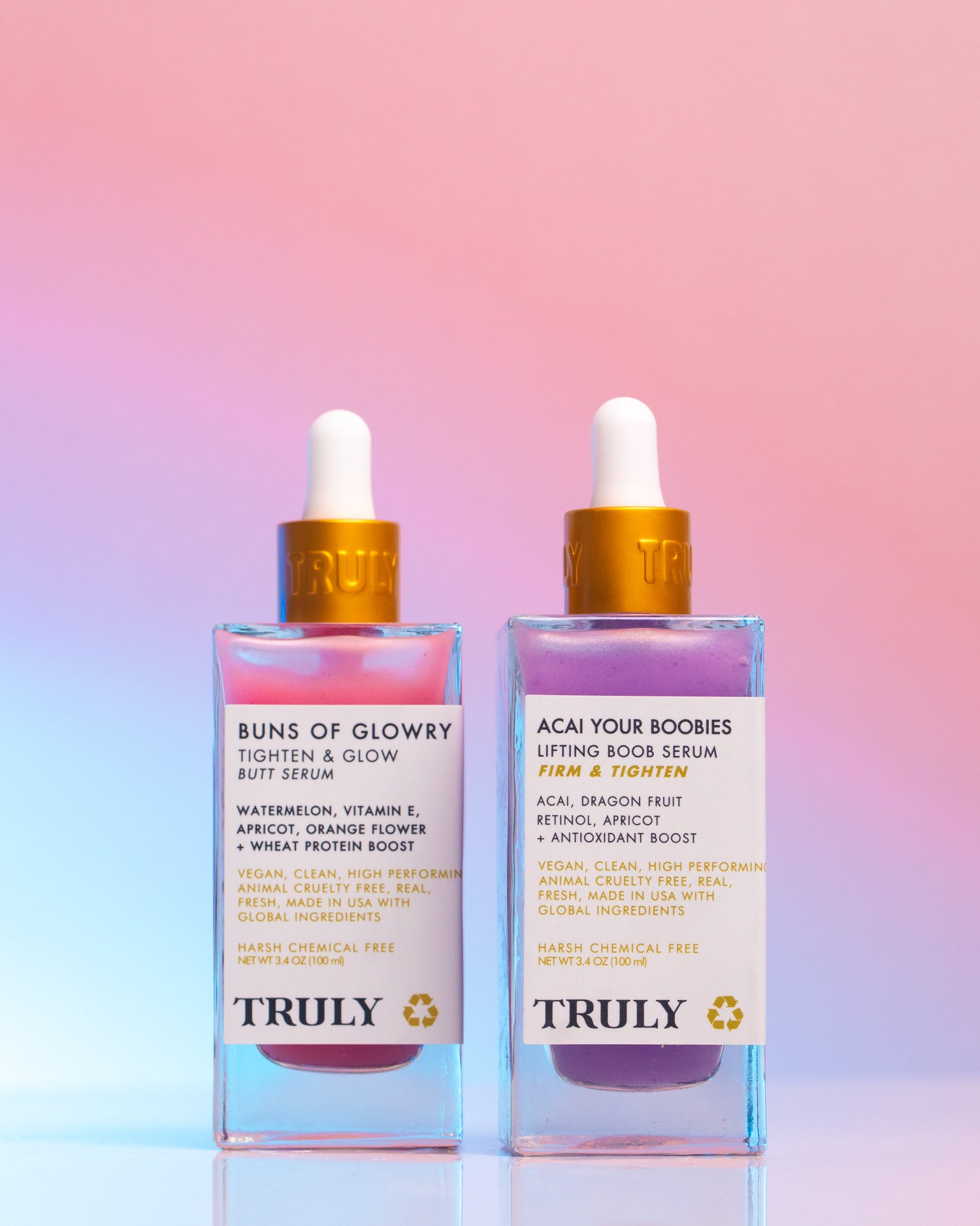 Dúo de sueros corporales | Rutina T + A – Truly Beauty